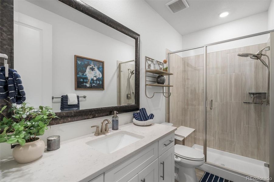 Furnished interior view inside a new home in Red Rocks Ranch, Morrison (Image 11).