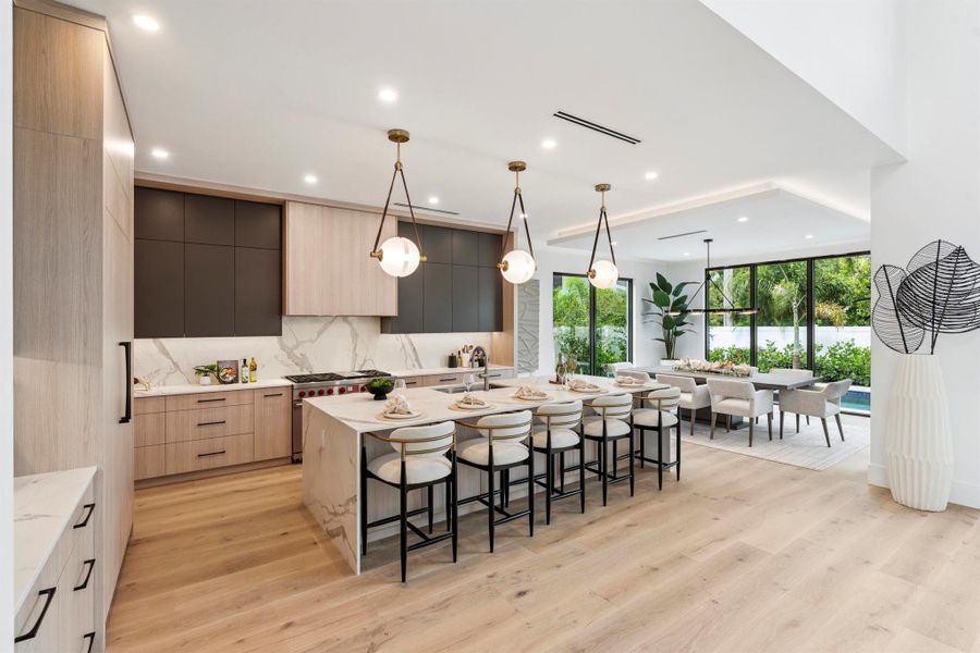 Furnished interior view inside a new home in , West Palm Beach (Image 29).