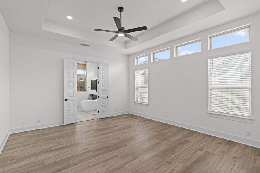 Spacious, unfurnished interior of a new home in Mesa Western, Cibolo (Image 13). Spacious, unfurnished interior of a new home in Mesa Western, Cibolo (Image 13).