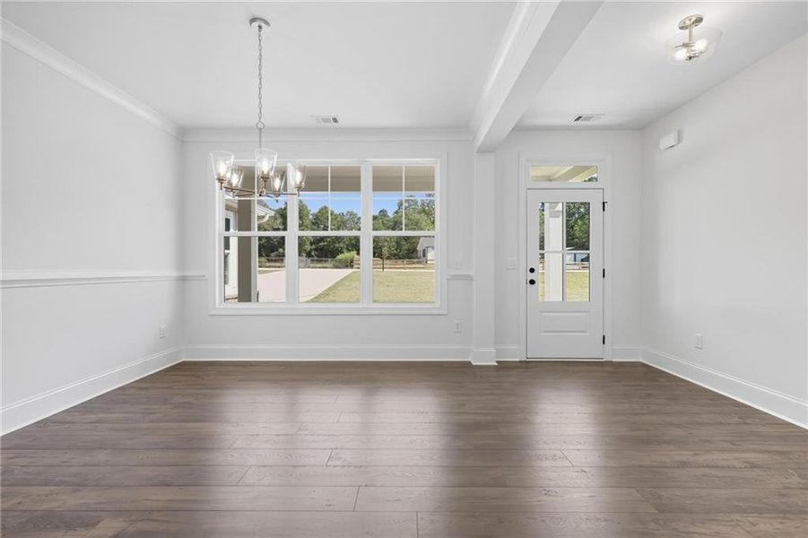 Spacious, unfurnished interior of a new home in , Hiram (Image 16).