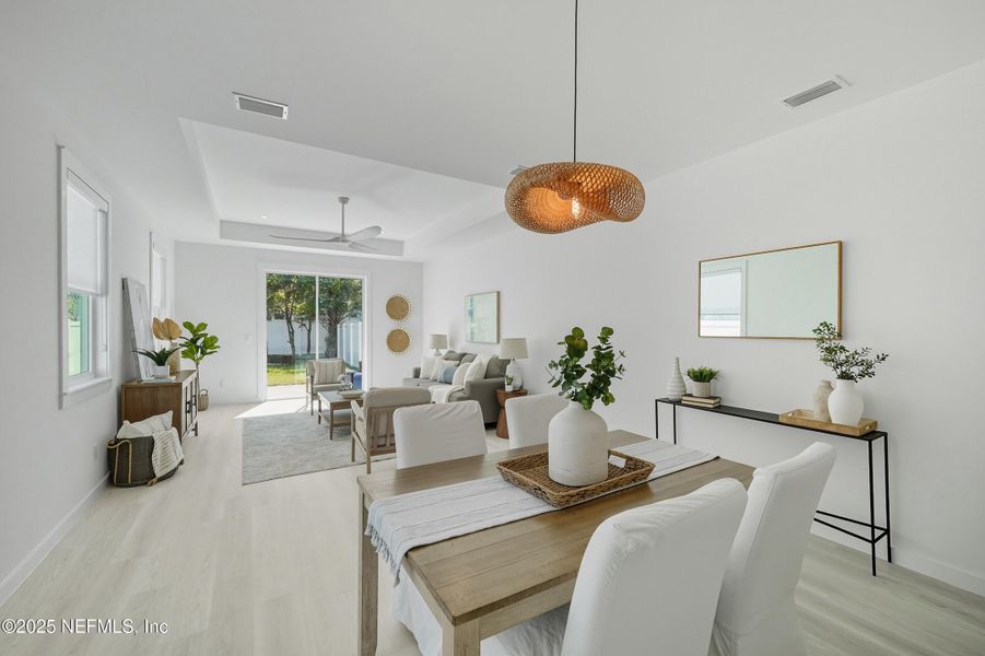 Furnished interior view inside a new home in , Jacksonville Beach (Image 20).