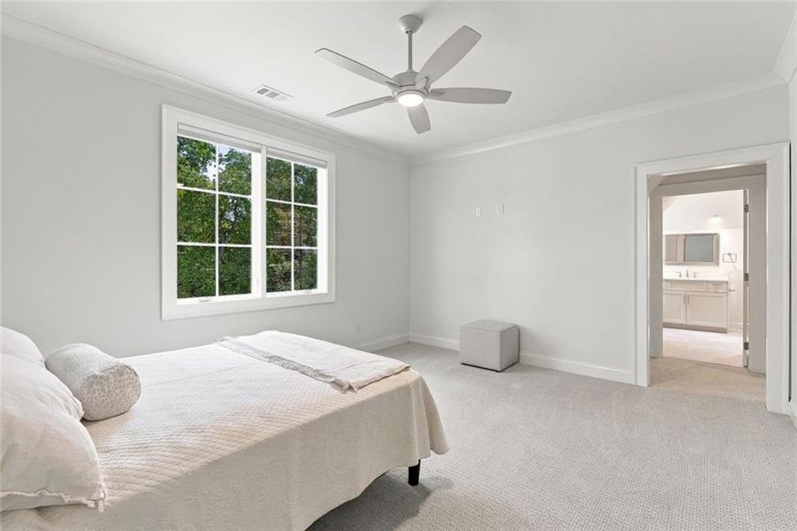 Furnished interior view inside a new home in , Sandy Springs (Image 37).