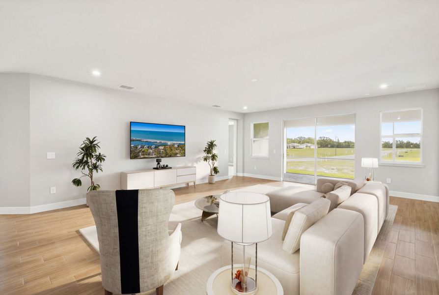 Furnished interior view inside a new home in Windwater, Parrish (Image 5).
