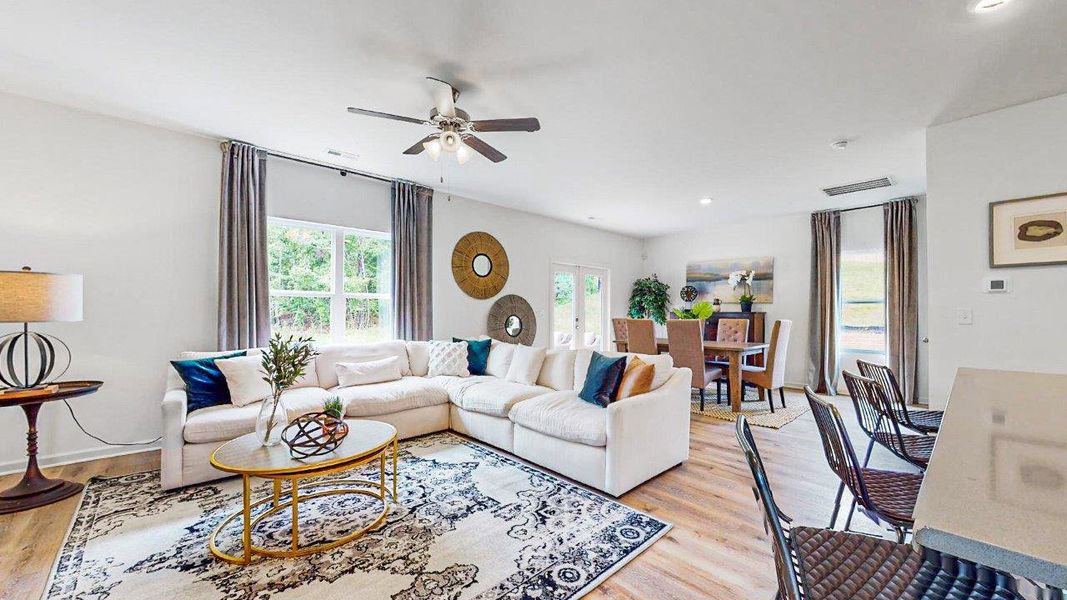 Representative furnished interior of a home built from the The Elston by D.R. Horton in Palm Coast Homesites, Palm Coast (Image 8).