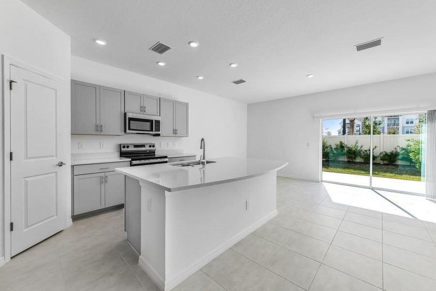 Furnished interior view inside a new home in Vinterra Townhomes, Nokomis (Image 4).
