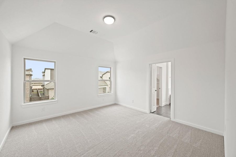 Spacious, unfurnished interior of a new home in Bridgeland, Cypress (Image 15). Spacious, unfurnished interior of a new home in Bridgeland, Cypress (Image 15).