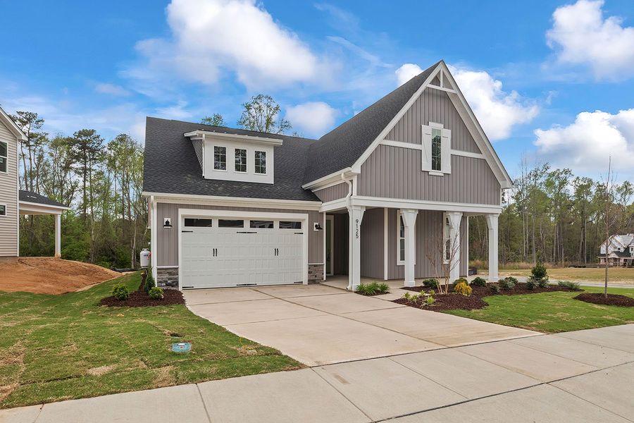 Representative exterior photo of a completed home built from the The Sutton by RobuckHomes in Kennebec Crossing, Angier, NC (Image 21).