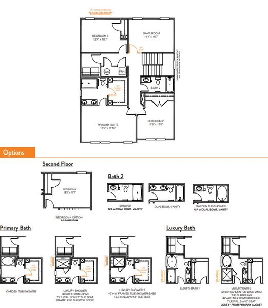 2D floor plan layout for the Inverness by True Homes in Colvin Park, Rock Hill, SC (Image 4). 2D floor plan layout for the Inverness by True Homes in Colvin Park, Rock Hill, SC (Image 4).