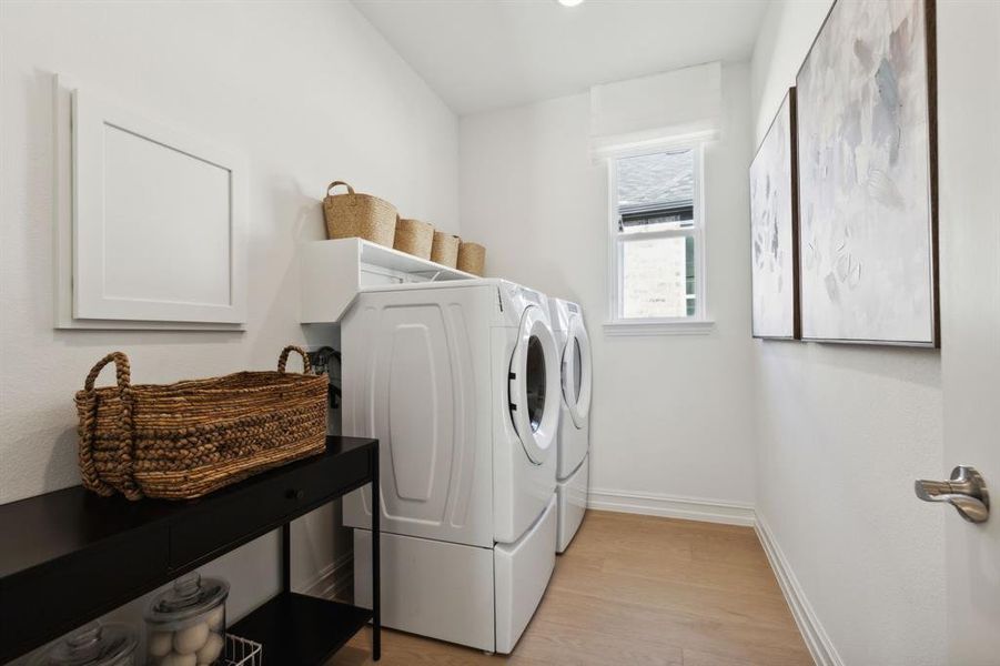 *Model Representation - Spacious laundry room