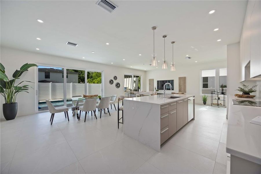 Furnished interior view inside a new home in , Sarasota (Image 14).