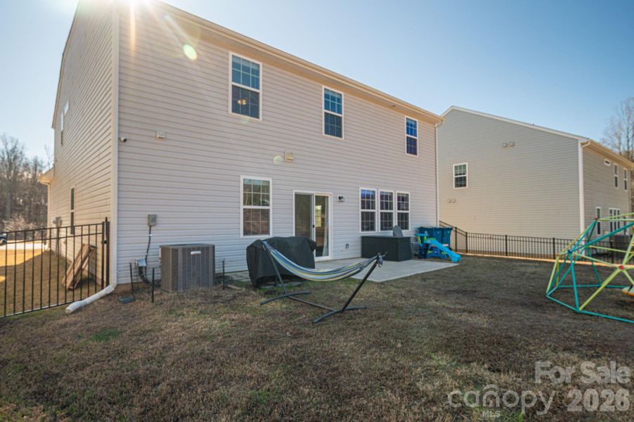 Exterior details and patio area of a home in , Maiden (Image 24). Exterior details and patio area of a home in , Maiden (Image 24).