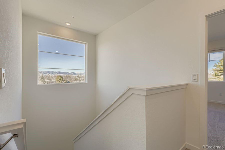 additional natural light above stairs