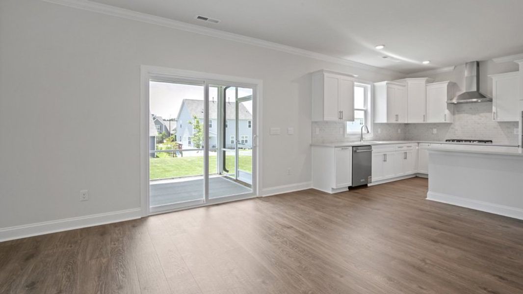 Representative unfurnished interior of a home built from the Lucas by D.R. Horton in The Manors at Haywood Glen, Knightdale (Image 24).