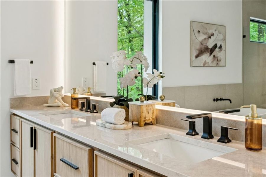 Furnished interior view inside a new home in , Brookhaven (Image 50).