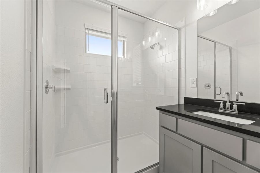 Furnished interior view inside a new home in Chelsea Commons, Allen (Image 4).