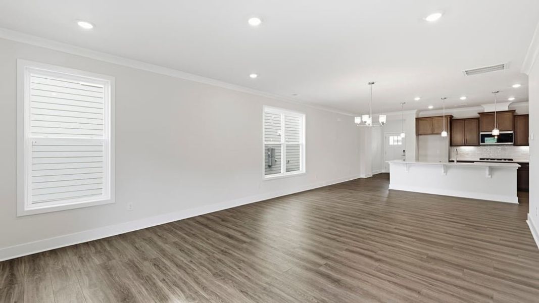 Spacious, unfurnished interior of a new home in Adams Glen, Greenville (Image 27). Spacious, unfurnished interior of a new home in Adams Glen, Greenville (Image 27).
