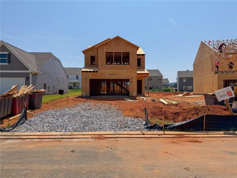 In-progress construction of a new home in , Rockmart, GA (Image 23).