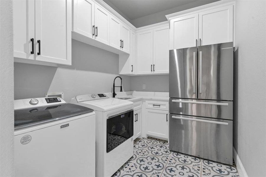 Furnished interior view inside a new home in , Godley (Image 9).