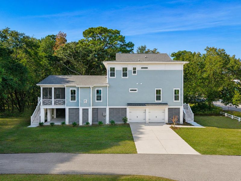 Front exterior of a new home in , Mount Pleasant, SC, highlighting curb appeal (Image 30).