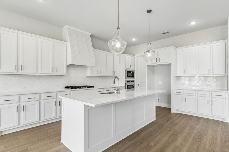 Furnished interior view inside a new home in Painted Tree Lakeside, McKinney (Image 9).