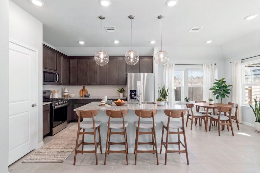 Furnished interior view inside a new home in Montgomery Ridge, Montgomery (Image 5).