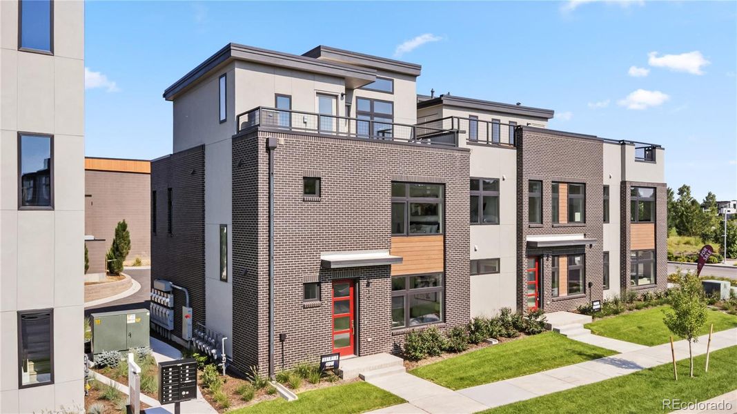 Front exterior of a new home in , Denver, CO, highlighting curb appeal (Image 21). Front exterior of a new home in , Denver, CO, highlighting curb appeal (Image 21).