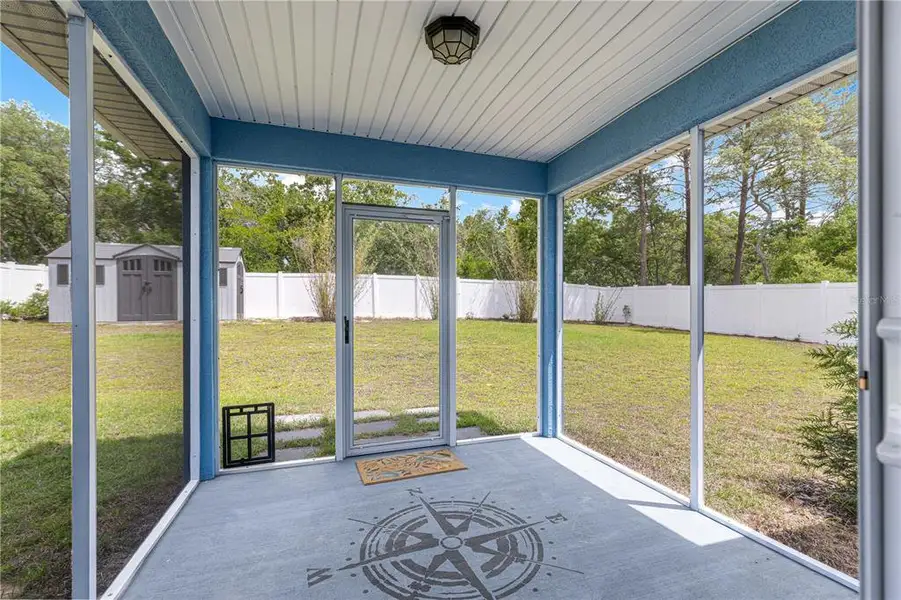 Exterior details and patio area of a home in , Ocala (Image 20).