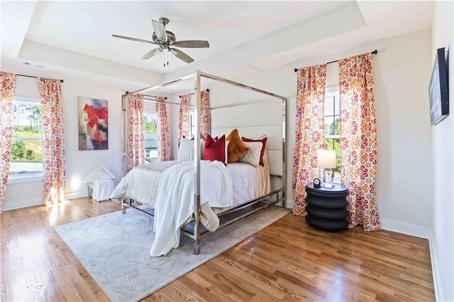 Furnished interior view inside a new home in , Atlanta (Image 22).