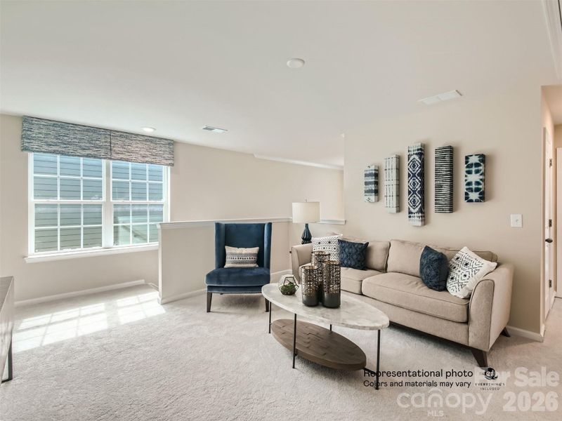 Furnished interior view inside a new home in Shannon Woods, Maiden (Image 6).
