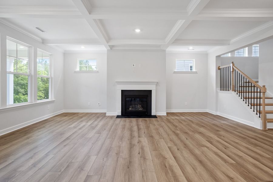 Spacious, unfurnished interior of a new home in Sweetbrier, Durham (Image 20). Spacious, unfurnished interior of a new home in Sweetbrier, Durham (Image 20).