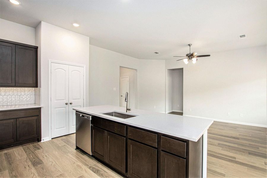 Furnished interior view inside a new home in , Bay City (Image 9). Furnished interior view inside a new home in , Bay City (Image 9).