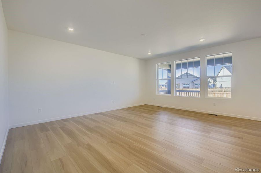 Spacious, unfurnished interior of a new home in Ledge Rock: The Monarch Collection, Johnstown (Image 13).