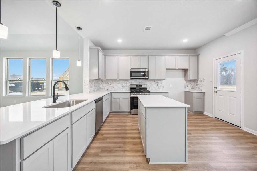 Furnished interior view inside a new home in Barton Place, Cleveland (Image 7).
