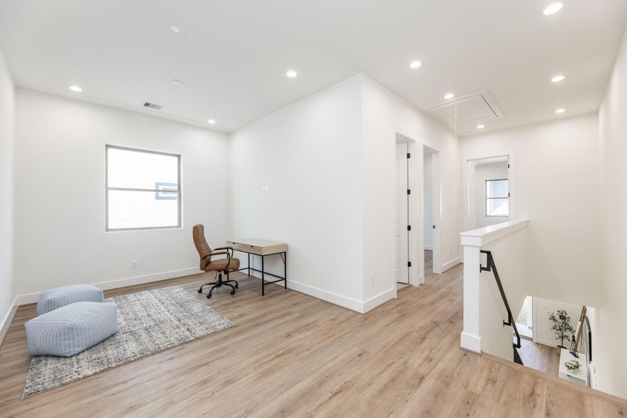 Furnished interior view inside a new home in , Houston (Image 29).