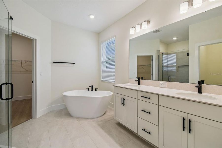 Furnished interior view inside a new home in Hidden Ridge, New Port Richey (Image 40). Furnished interior view inside a new home in Hidden Ridge, New Port Richey (Image 40).