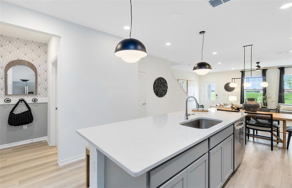 Furnished interior view inside a new home in Silverleaf Oaks, Winter Garden (Image 17). Furnished interior view inside a new home in Silverleaf Oaks, Winter Garden (Image 17).