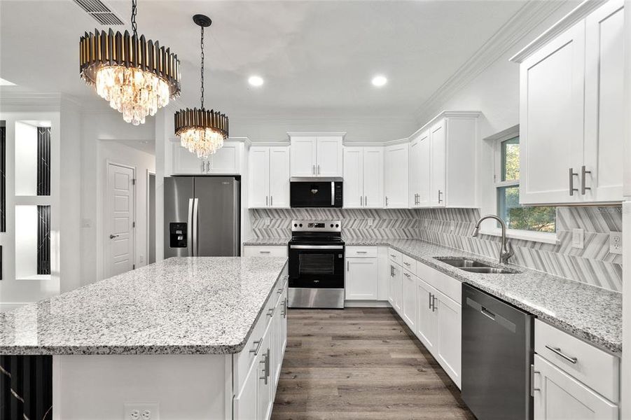 Furnished interior view inside a new home in , Dunnellon (Image 15).