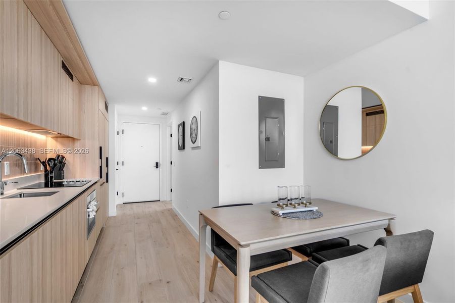 Furnished interior view inside a new home in , Miami (Image 13).