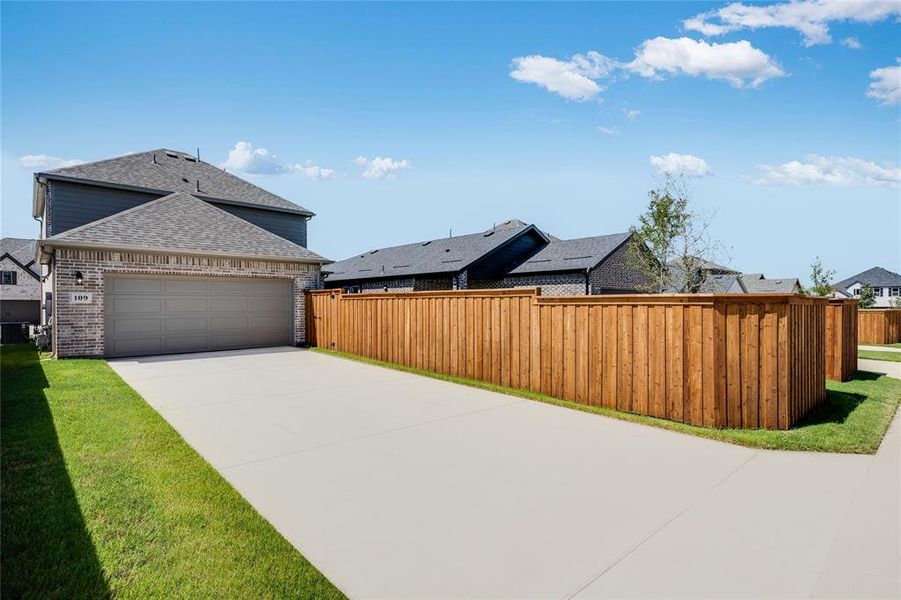Front exterior of a new home in North Sky Celina, Celina, TX, highlighting curb appeal (Image 23).