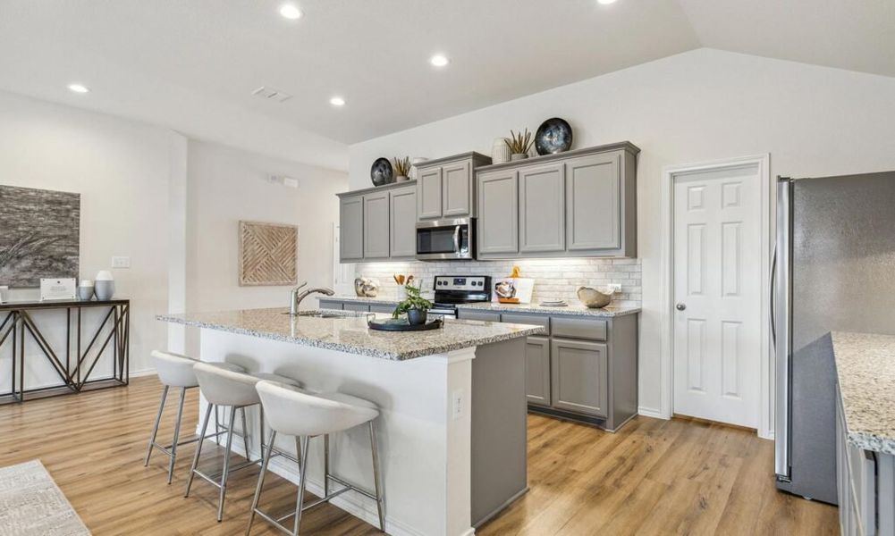 Front exterior of a new home in Rainbow Ridge, Fort Worth, TX, highlighting curb appeal (Image 11). Front exterior of a new home in Rainbow Ridge, Fort Worth, TX, highlighting curb appeal (Image 11).
