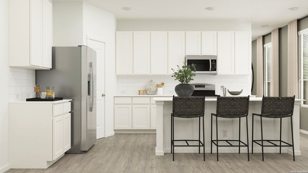 Furnished interior view inside a new home in , San Antonio (Image 31).