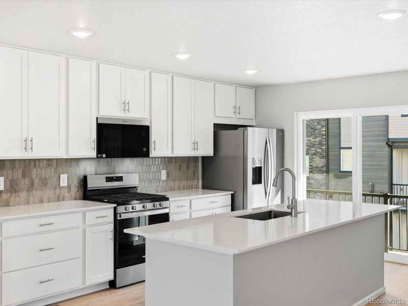 Furnished interior view inside a new home in Three Hills, Morrison (Image 9).