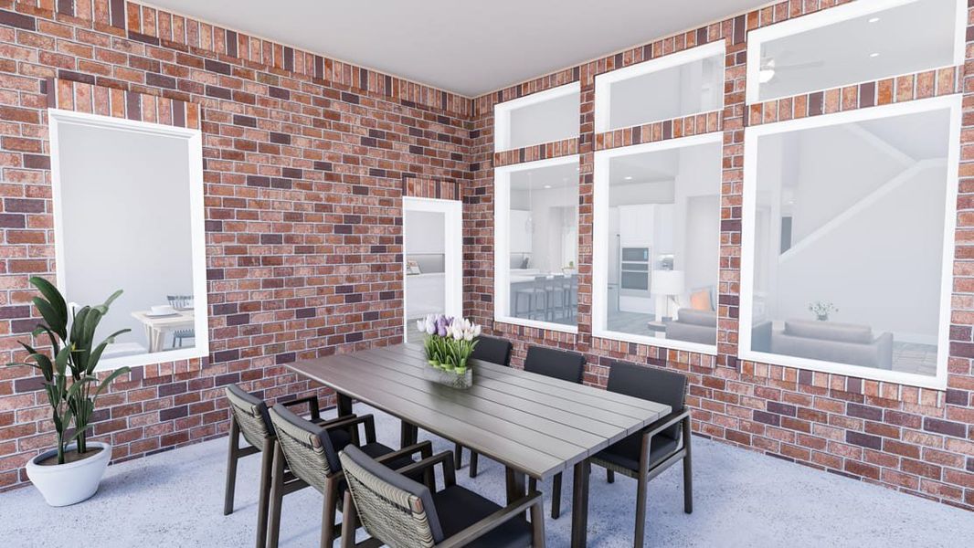 Representative exterior details of a home built from the Logan by Tri Pointe Homes in Somerset Park, Rockwall (Image 3).