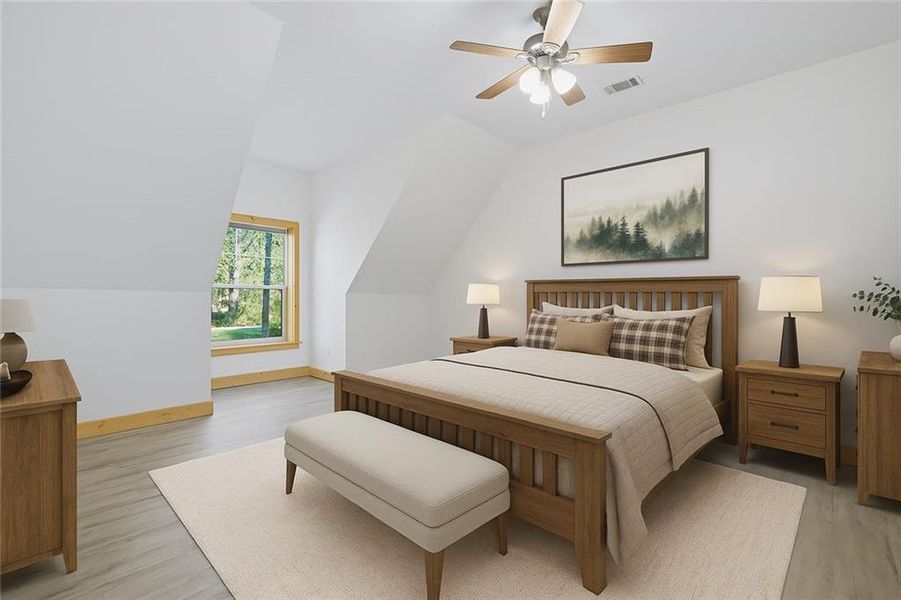 Furnished interior view inside a new home in , Talking Rock (Image 17).