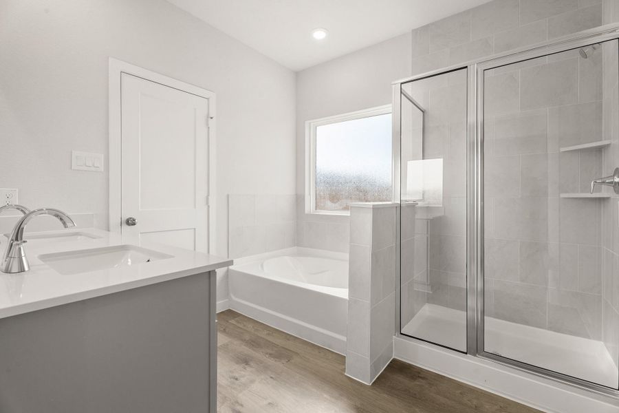 Furnished interior view inside a new home in Trails at Woodhaven, La Marque (Image 6).