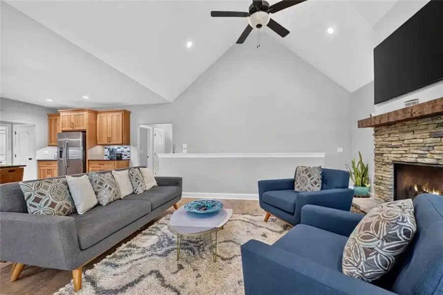 Furnished interior view inside a new home in , Ellijay (Image 7).