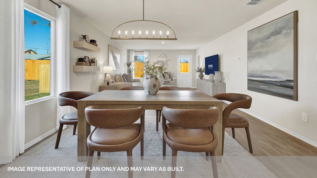 Furnished interior view inside a new home in Spring Valley, New Braunfels (Image 15).