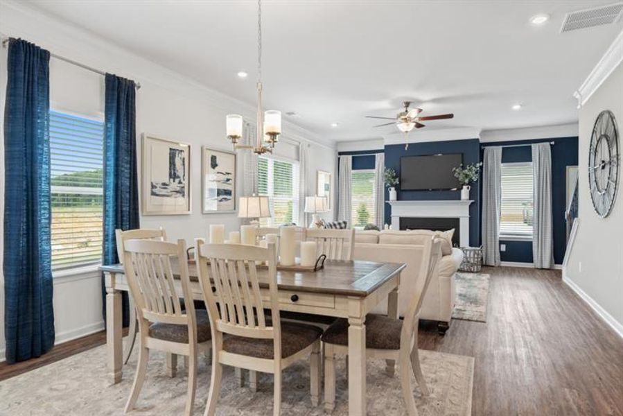 Furnished interior view inside a new home in Victoria Heights, Dallas (Image 13).