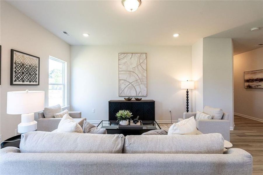 Furnished interior view inside a new home in The Andros, Dalton (Image 8).