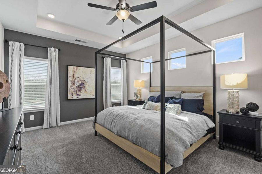 Furnished interior view inside a new home in Glendale Towns, Conyers (Image 25).